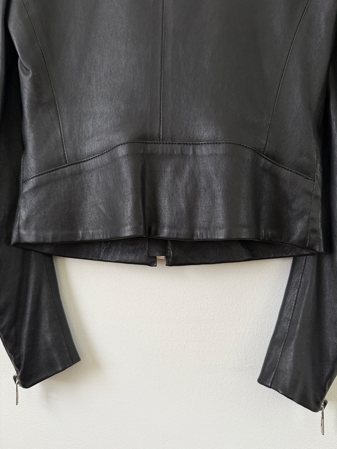 2013 5 Zip Leather Moto Jacket