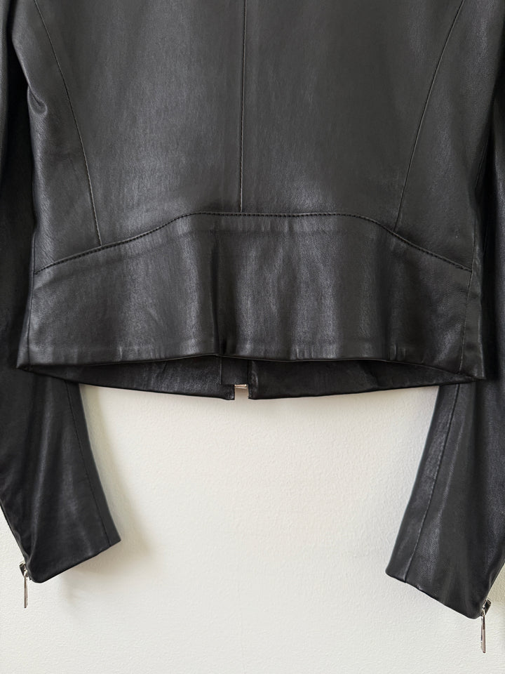 2013 5 Zip Leather Moto Jacket