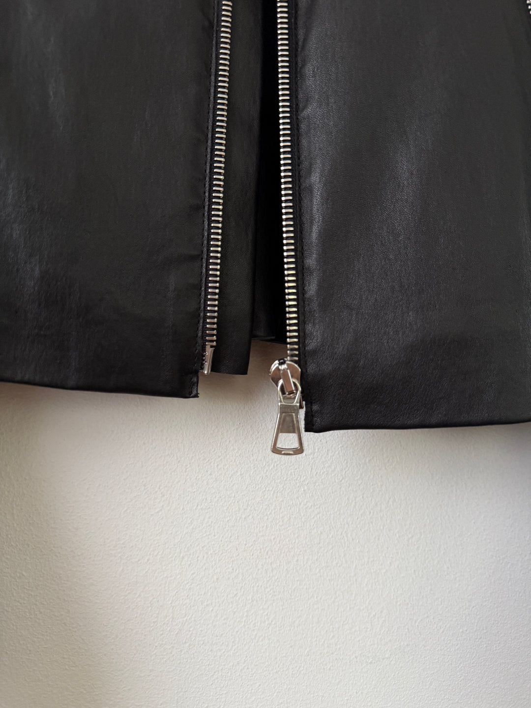 2013 5 Zip Leather Moto Jacket