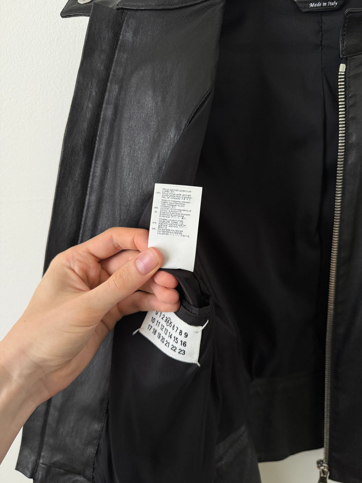 2013 5 Zip Leather Moto Jacket