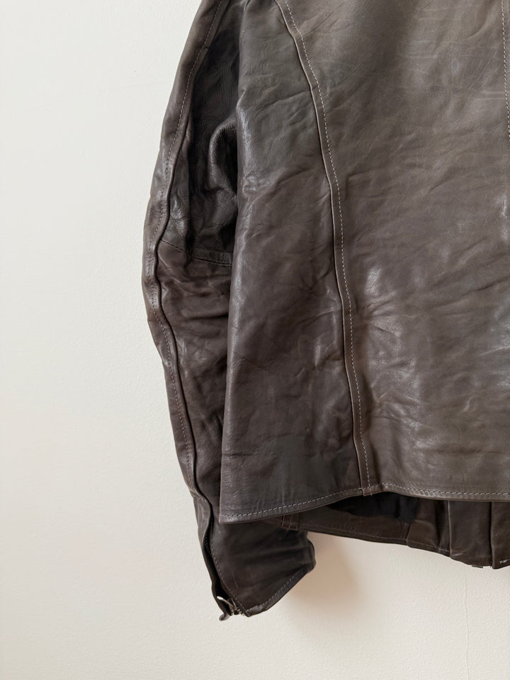 Leather Moto Jacket