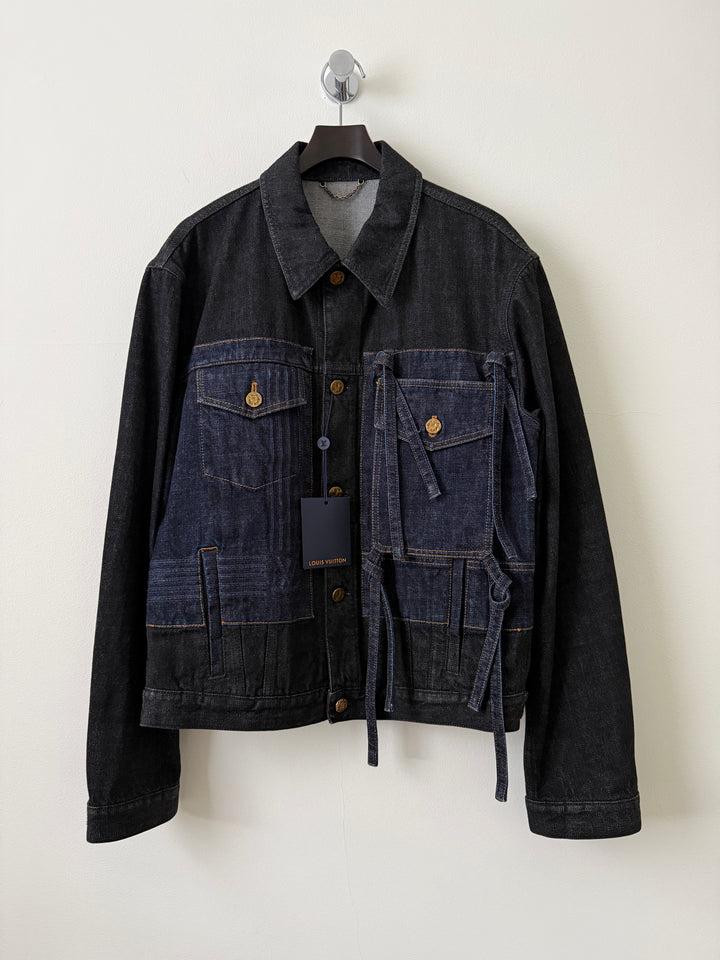 2022 LV Karakoram Virgil Ribbon Denim Jacket