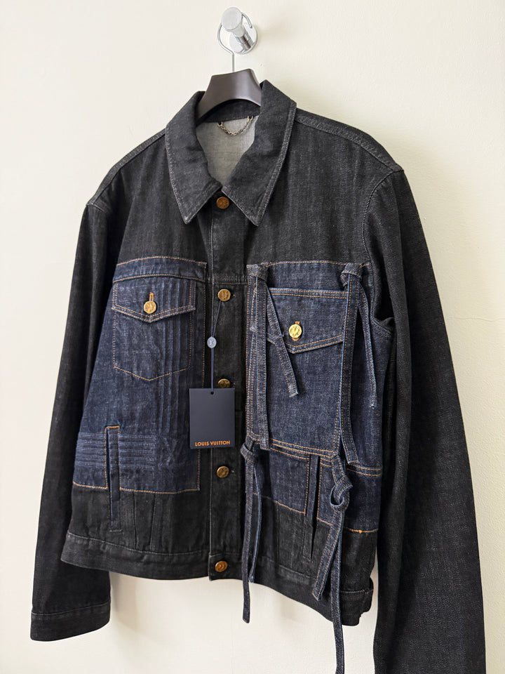 2022 LV Karakoram Virgil Ribbon Denim Jacket