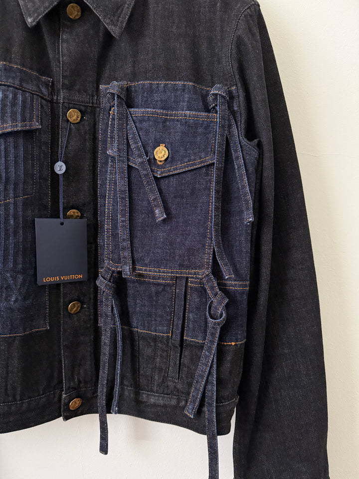 2022 LV Karakoram Virgil Ribbon Denim Jacket