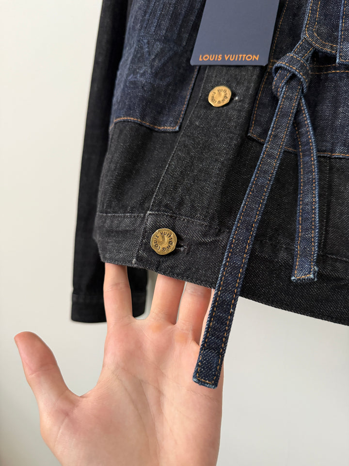 2022 LV Karakoram Virgil Ribbon Denim Jacket