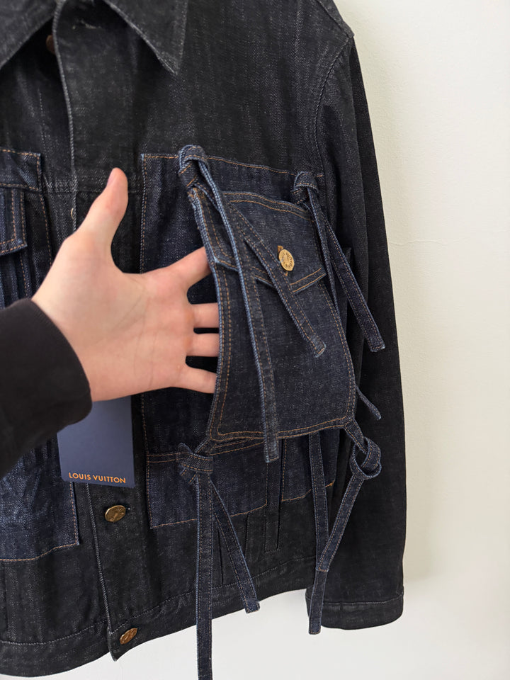 2022 LV Karakoram Virgil Ribbon Denim Jacket