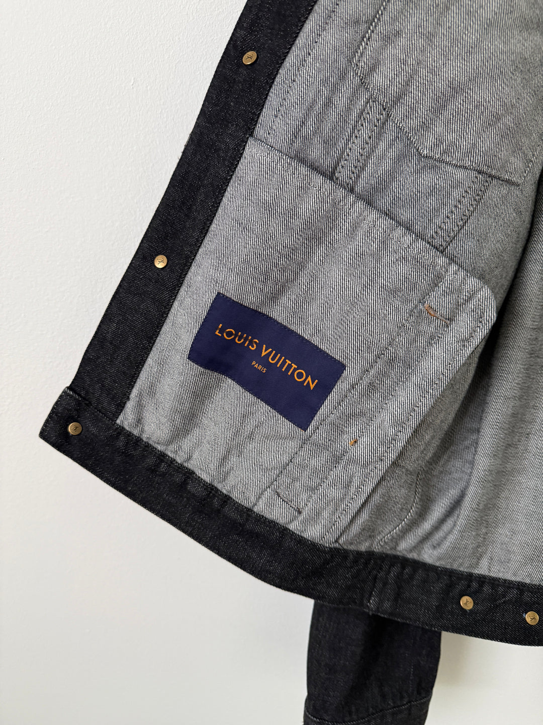 2022 LV Karakoram Virgil Ribbon Denim Jacket