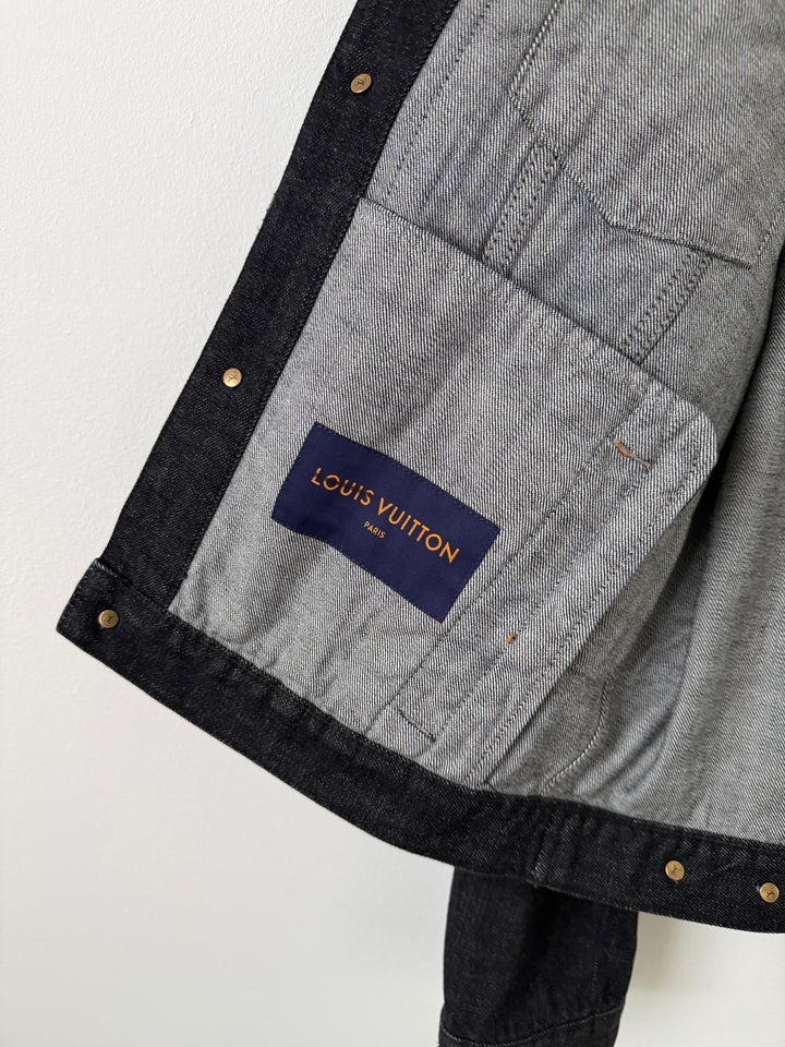 2022 LV Karakoram Virgil Ribbon Denim Jacket