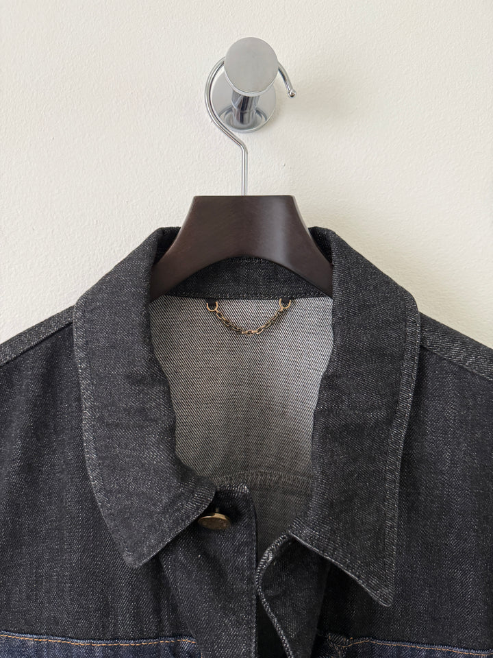 2022 LV Karakoram Virgil Ribbon Denim Jacket