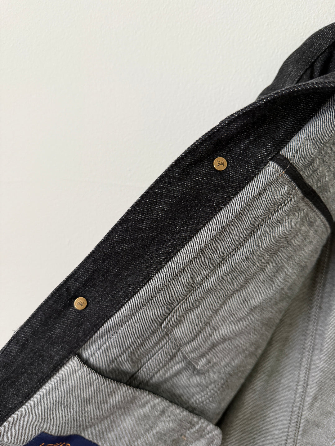 2022 LV Karakoram Virgil Ribbon Denim Jacket