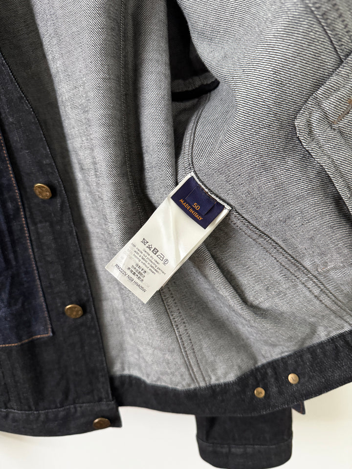 2022 LV Karakoram Virgil Ribbon Denim Jacket