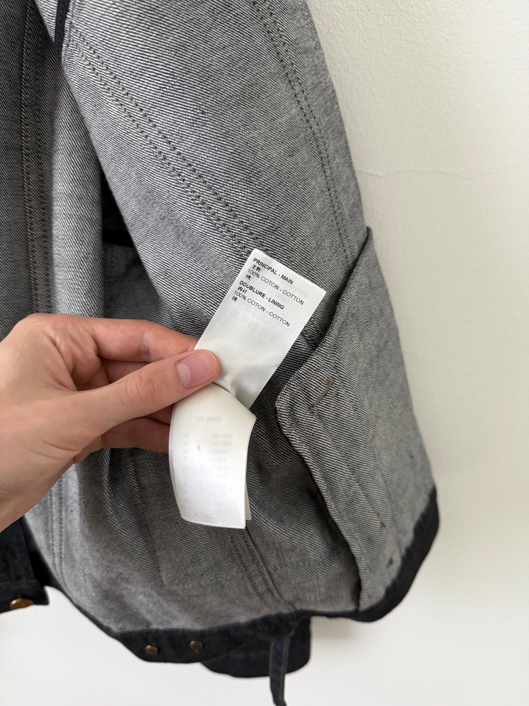 2022 LV Karakoram Virgil Ribbon Denim Jacket