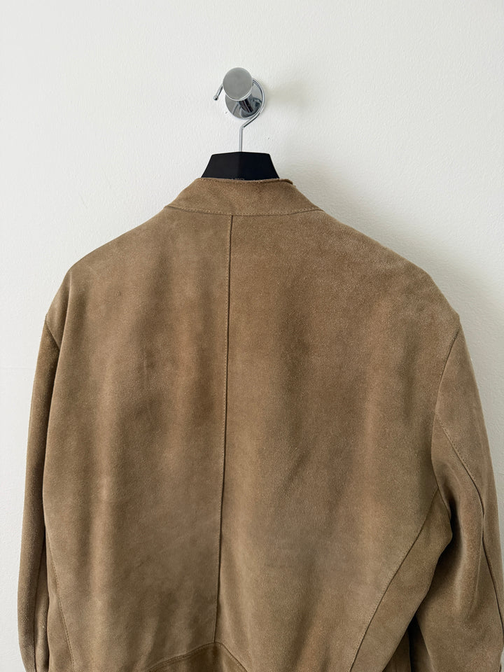 2018 Tan 5 Zip Leather Moto Jacket
