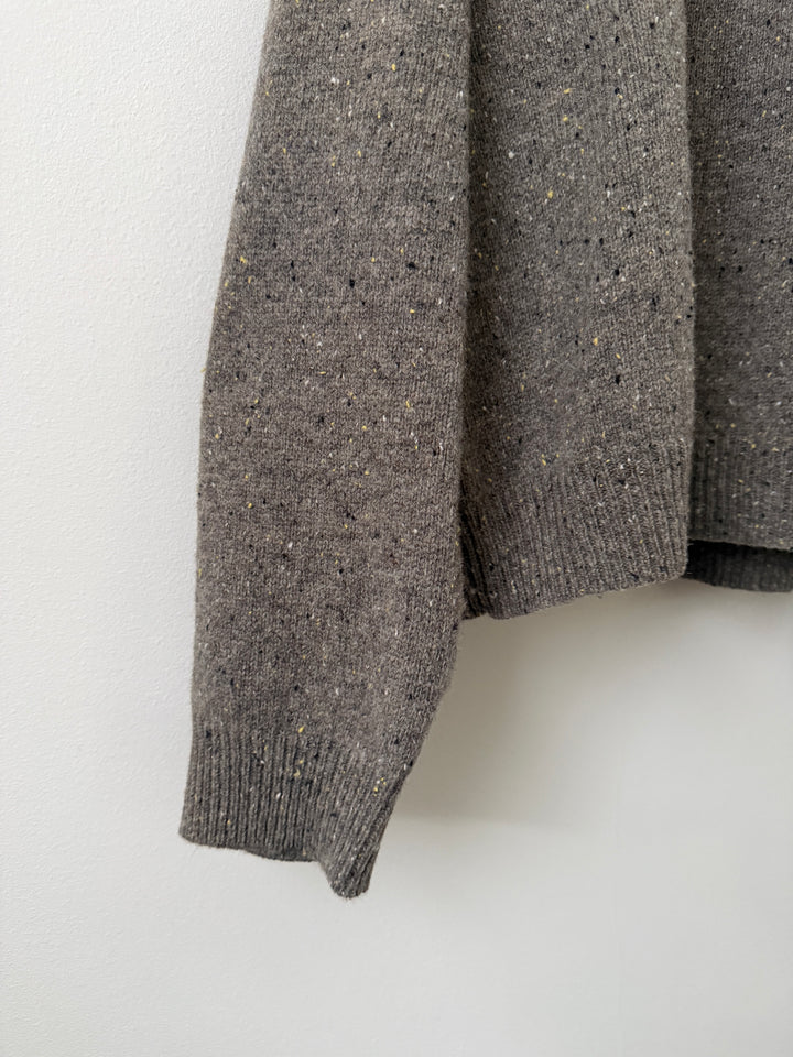 Melange Sahara Drape Knit