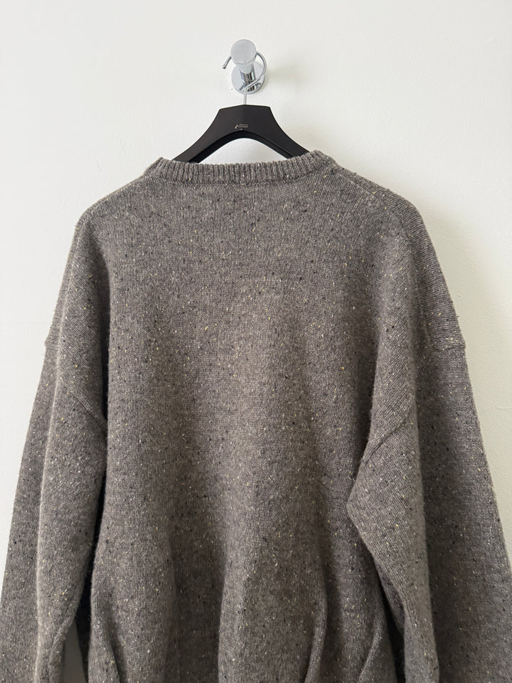 Melange Sahara Drape Knit