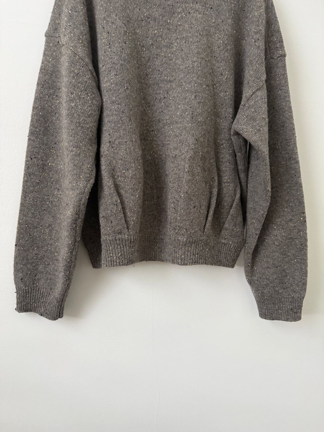 Melange Sahara Drape Knit