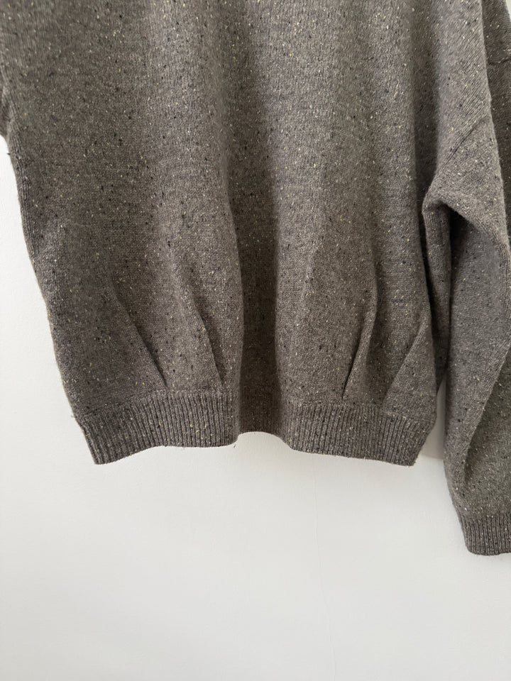 Melange Sahara Drape Knit
