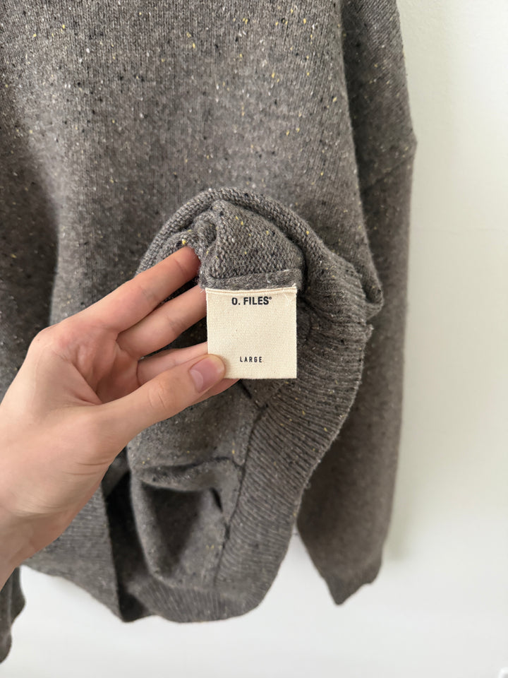 Melange Sahara Drape Knit