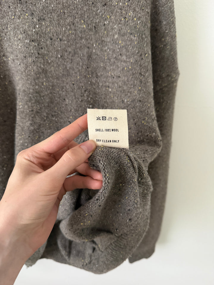 Melange Sahara Drape Knit
