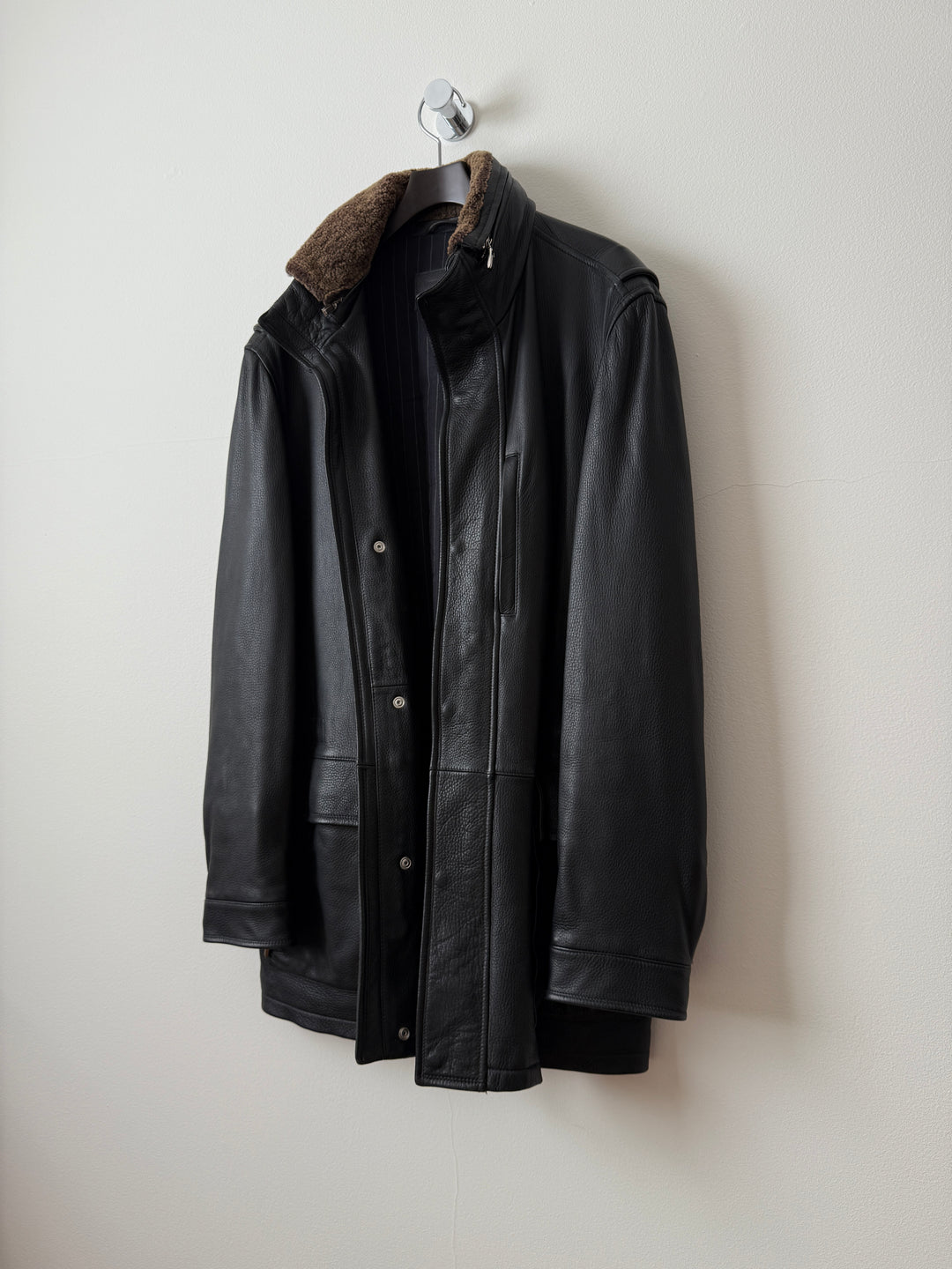 Lambskin Long Coat