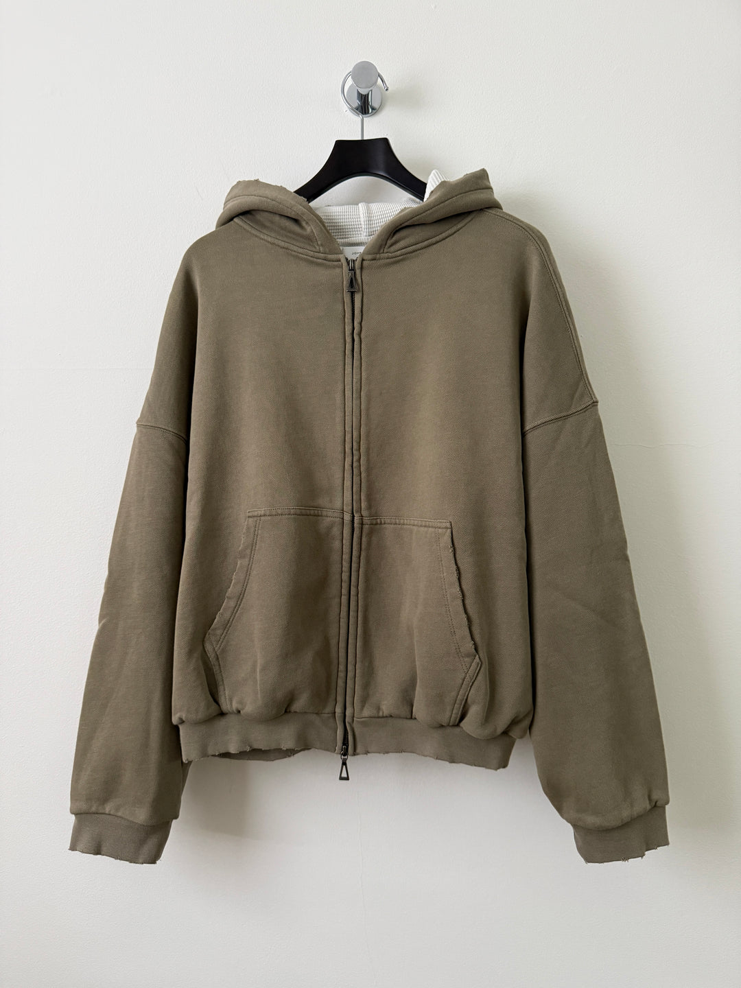Folsom Frances Thermal Full Zip in Washed Olive