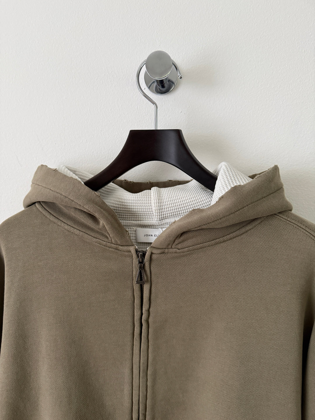 Folsom Frances Thermal Full Zip in Washed Olive