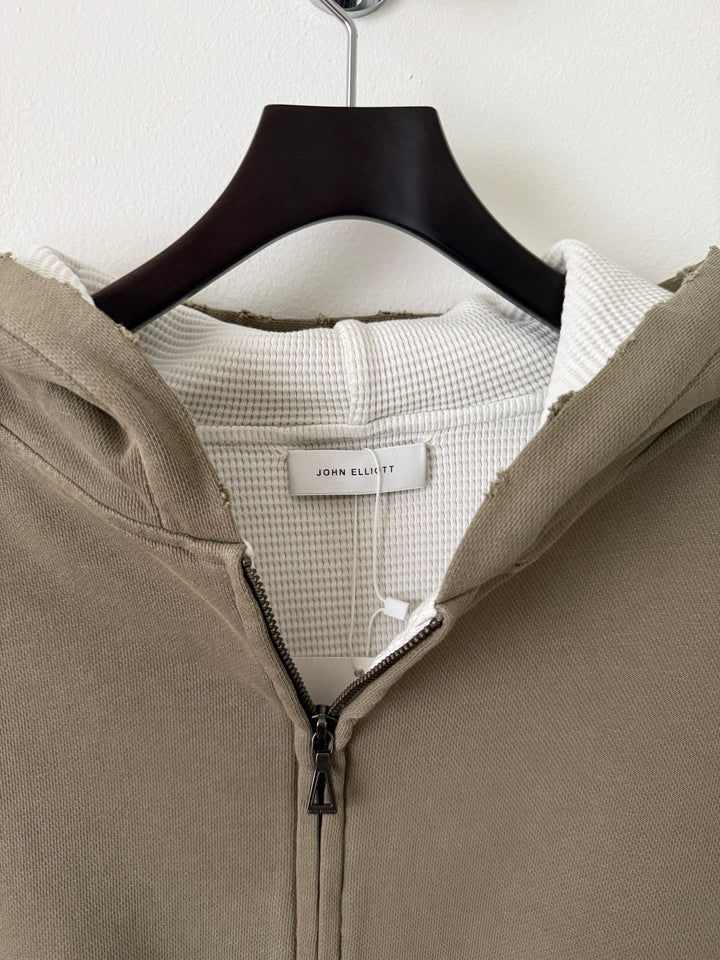 Folsom Frances Thermal Full Zip in Washed Olive