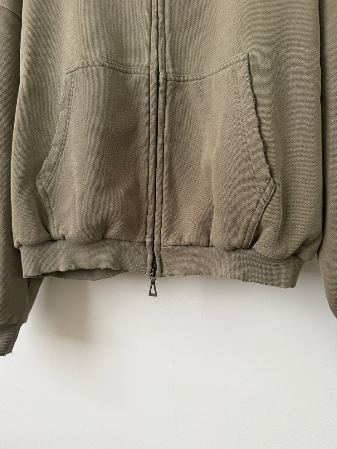 Folsom Frances Thermal Full Zip in Washed Olive