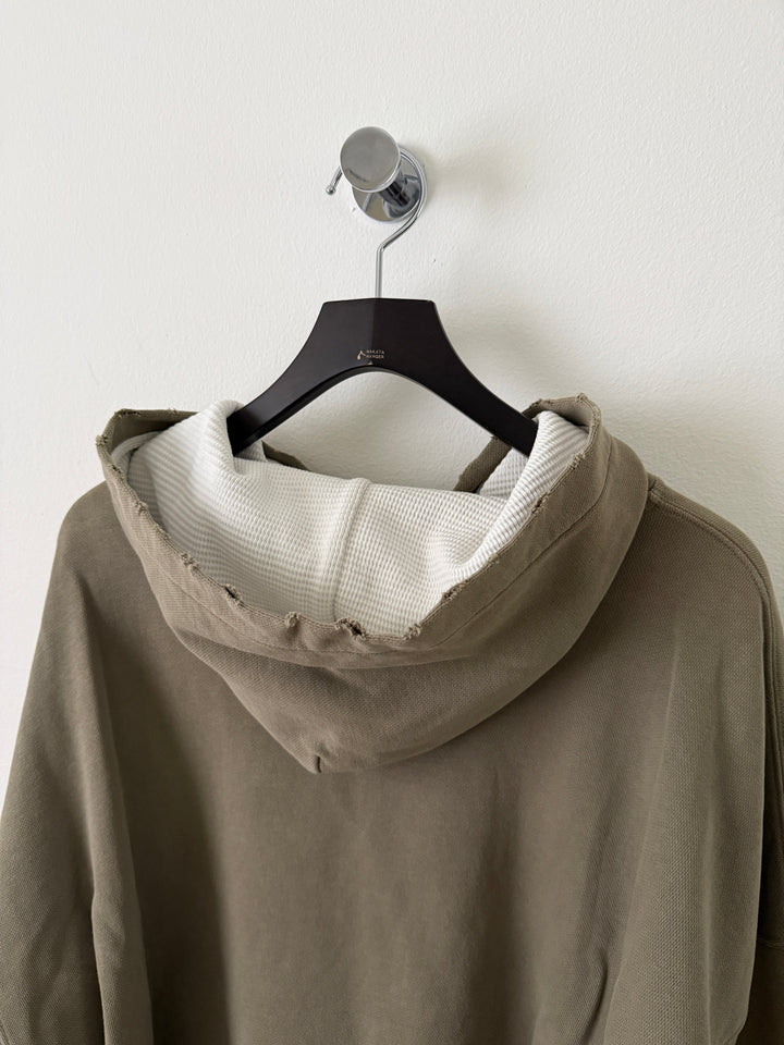Folsom Frances Thermal Full Zip in Washed Olive