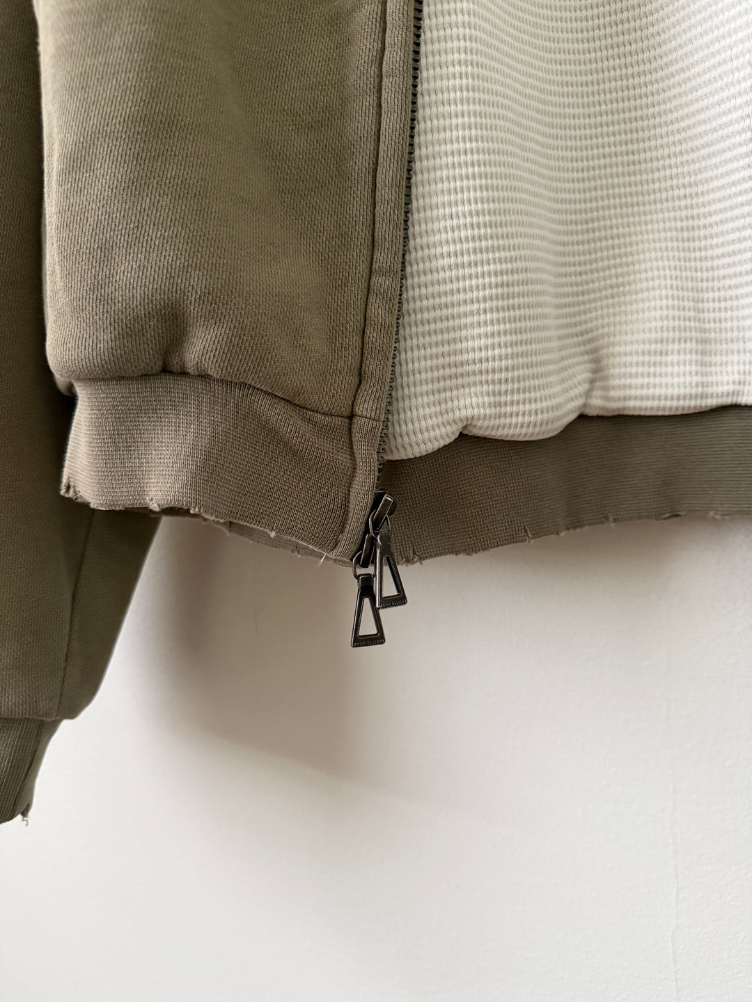 Folsom Frances Thermal Full Zip in Washed Olive